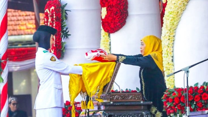 Khofifah menjadi Ispektur Upacara HUT RI ke-80
