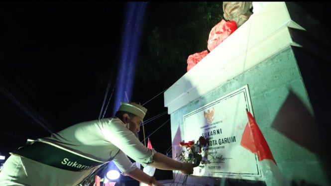 Napak tilas di Taman Sukarni, Blitar.