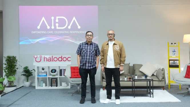 Managing Director Halodoc dan Ketum IDI kenalkan AIDA.