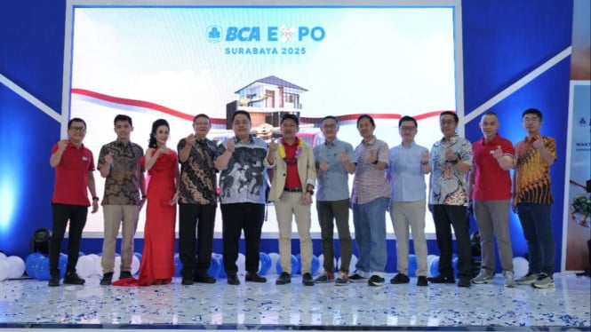 Pembukaan BCA Expo 2025 di Surabaya.