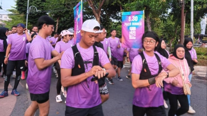 Ratusan Peserta Sunday Morning Run.