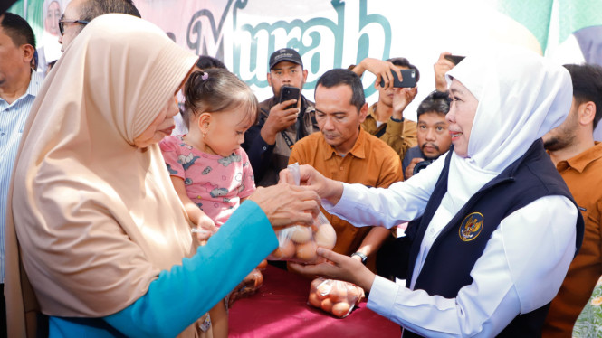Pasar Murah di Pendopo Kabupaten Sumenep.