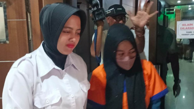 Tersangka arisan bodong usai diamankan Polres Lamongan