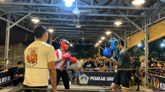 Suasana even Gresik Fight Day volume V