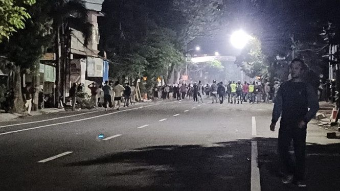 Kerusuhan di Kota Blitar beberapa waktu lalu.