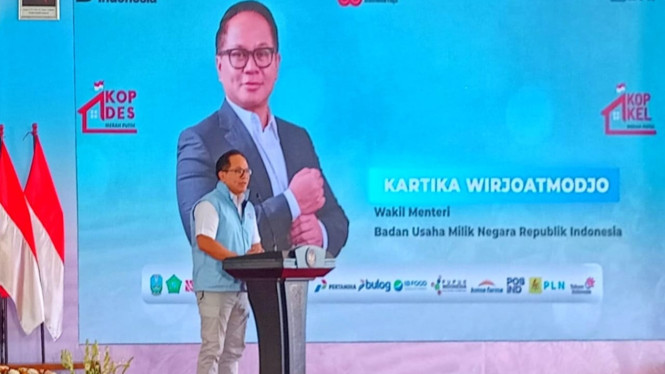 Wamen BUMN sosialisasi bisnis Kopdes Merah Putih di Sidoarjo.