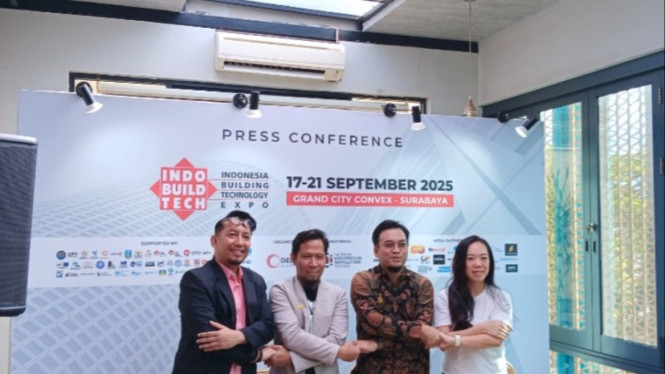 Jumpa Pers Indonesia Building Technology Expo 2025.