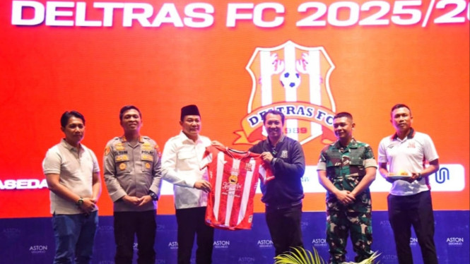 Deltras FC kenalkan squad 2025/2026.