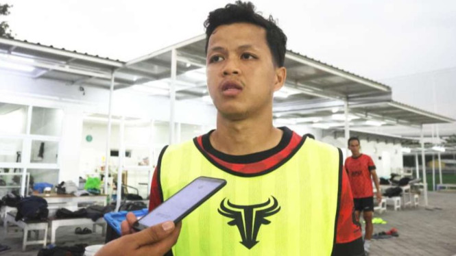 Pemain Persik Kediri Krisna Bayu Otto