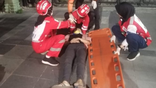 Korban Kecelakaan di Jalan Sulawesi.