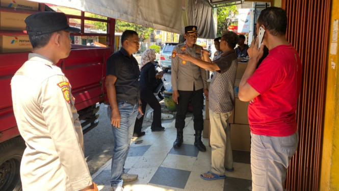 Lokasi duel sopir truk versus perampok di Lamongan.