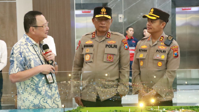 Kapolda Jatim Irjen Nanang Avianto di KEK JIIPE.