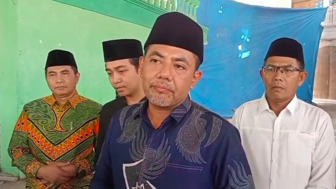 Bupati Probolinggo Muhammad Haris di Ponpes Al Khoziny.