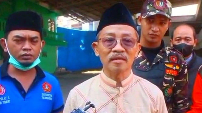 KH Zainal Abidin, juru bicara Ponpes Al Khoziny Buduran, Sidoarjo.