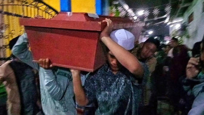Jenazah Muhammad Abdul Rahman Nafis di Sedati, Sidoarjo.