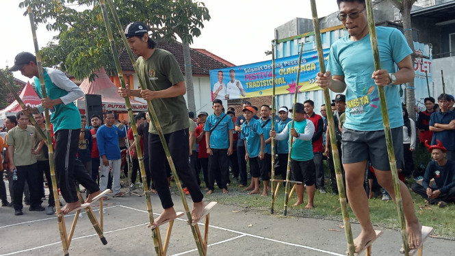 Festival olahraga tradisional di Tulungagung.
