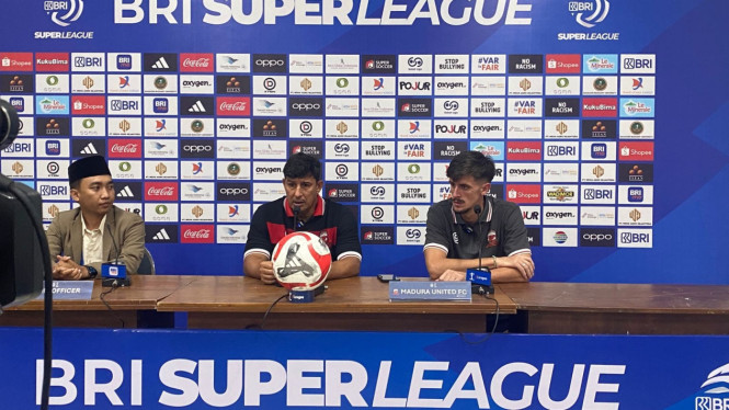 Jumpa Pers Madura United Pasca Lawan Persija.