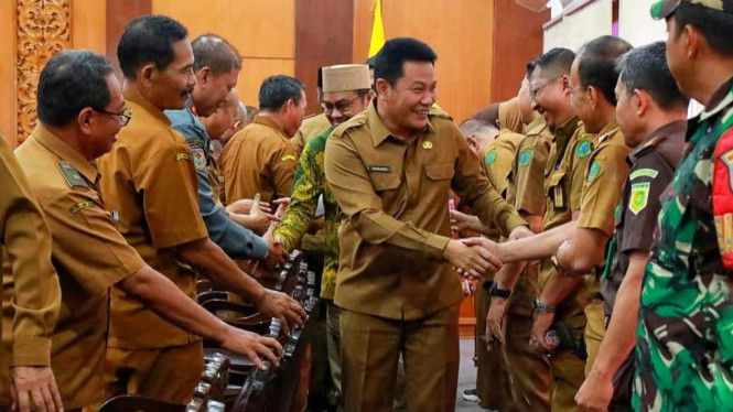 Forkopimda Sidoarjo saat penetapan Pilkades Serentak 2026.