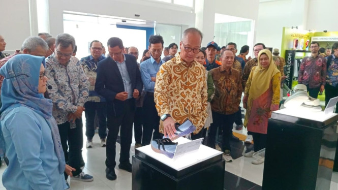 Menperin Agus Gumiwang di BPIPI Sidoarjo.