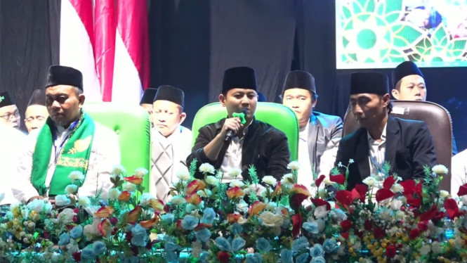 Bupati Trenggalek Moch Nur Arifin di acara HSN oleh PCNU.