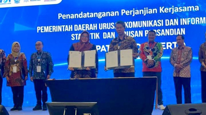 Kadiskominfo Jatim Sherlita Ratna Dewi Agustin.