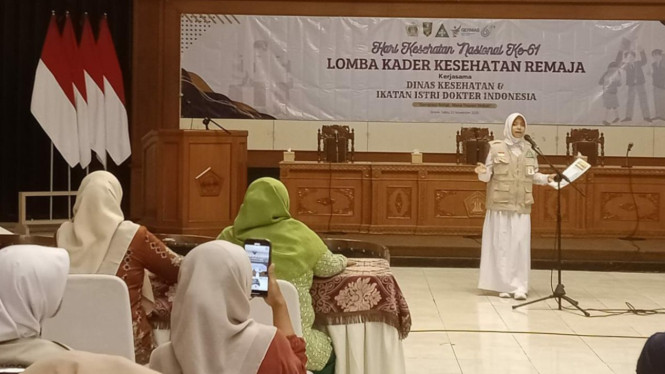 Lomba Kader Kesehatan Remaja yang diikuti pelajar di Gresik.