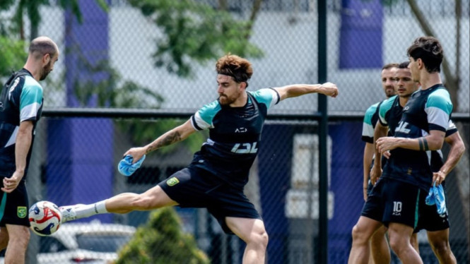 Latihan Persebaya Jelang Lawan Bhayangkara FC.