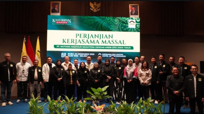 Kerja sama massal Kahuripan Nirawana dengan AREBI Jawa Timur.