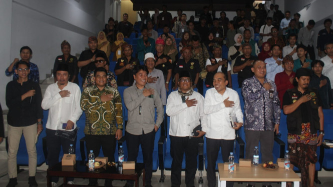 Ketua DPRD Gresik saat di seminar nasional Naskah Kuno