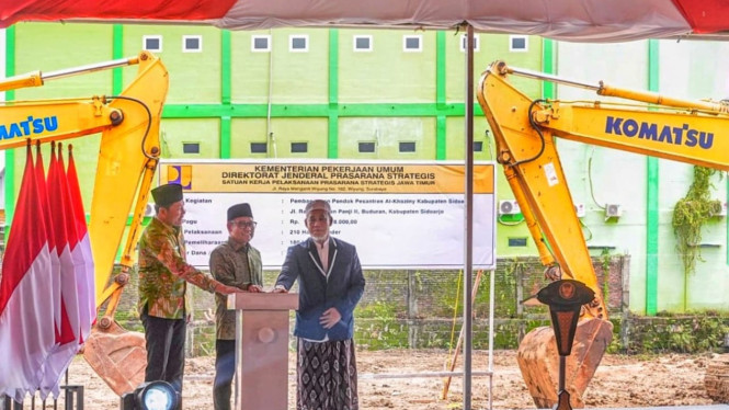 Groundbreaking Gedung Baru Ponpes Al Khoziny.