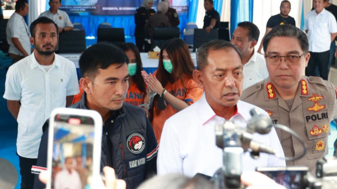Robert Da Costa saat jumpa pers