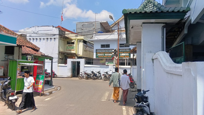 Suasana Pondok Pesantren Lirboyo Kediri.