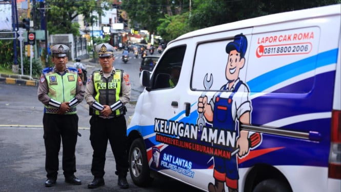 Satlantas Polres Gresik siagakan mobil Kelingan Aman