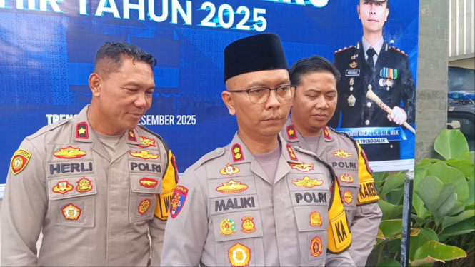 Kapolres Trenggalek AKBP Ridwan Maliki.