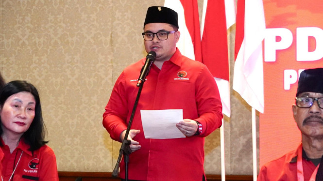 Ketua DPC PDIP Kabupaten Kediri Mas Dhito.