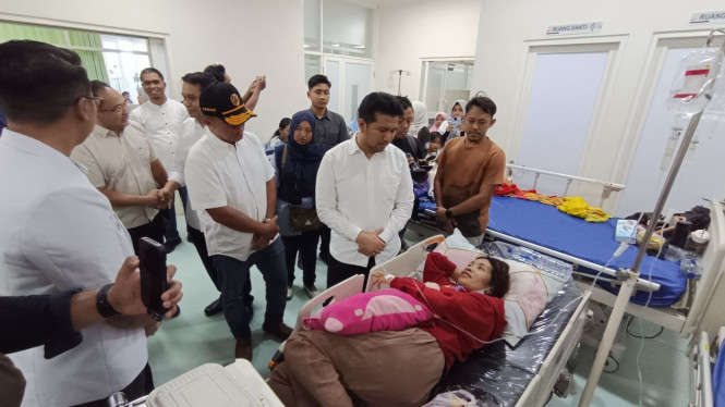 Korban keracunan MBG dirawat di RSUD Prof dr Soekandar, Mojokerto.