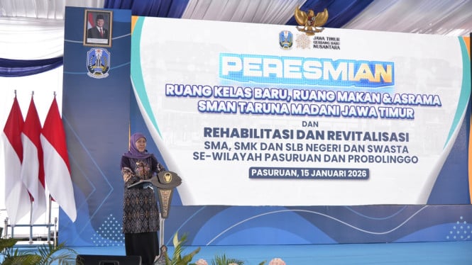 Gubernur Jawa Timur Khofifah Indar Parawansa.