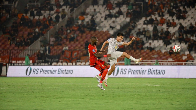 Pertandingan Madura United Melawan Persija di GBK.