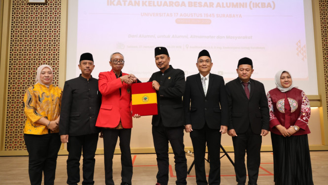 Pelantikan DPP IKBA Untag Surabaya Periode 2026-2030.