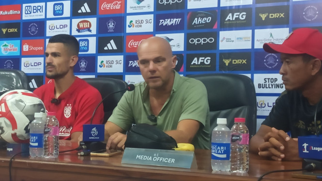 Jumpa Pers Bali United Usai Lawan Persik.