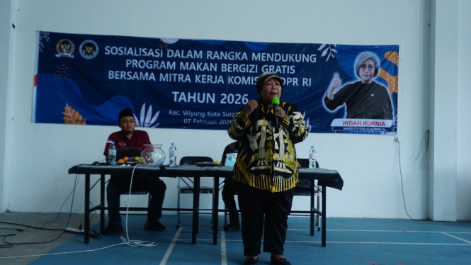 Sosialisasi MBG di Wiyung Surabaya