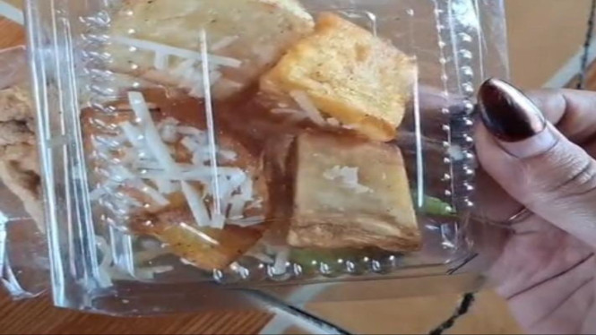 Menu MBG kering berupa singkong goreng