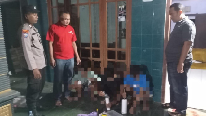 Ketiga bocah di Tulungagung pembuat petasan