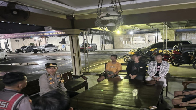 Polisi Mengamankan Sejumlah Pemuda Hendak Tawuran.