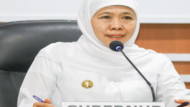 Gubernur Jatim Khofifah Indar Parawansa.