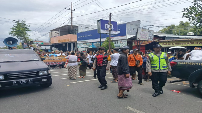 Pengamanan Pawai Ogoh-ogoh.