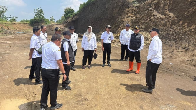 Sidak Tim Terpadu Pertambangan MBLB Kabupaten Mojokerto.