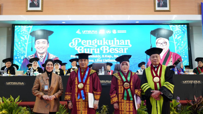 Pengukuhan dua guru besar Umsura