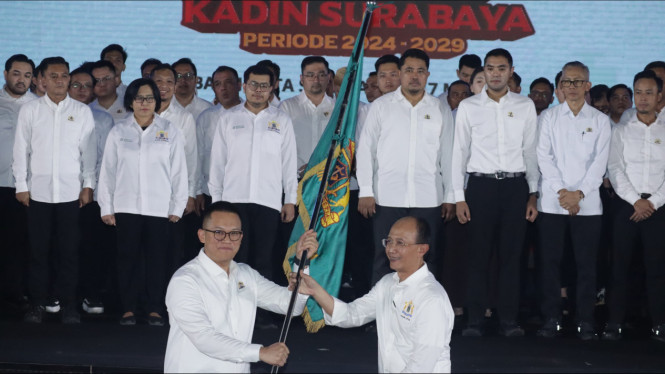 Pelantikan Pengurus Kadin Surabaya Periode 2024-2029.