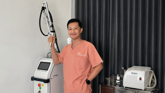 Alat laser CO2 di Klinik Althea Vita